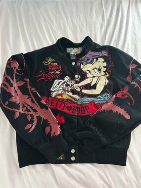 Rare Betty Boop by JH Design embroidered jacket